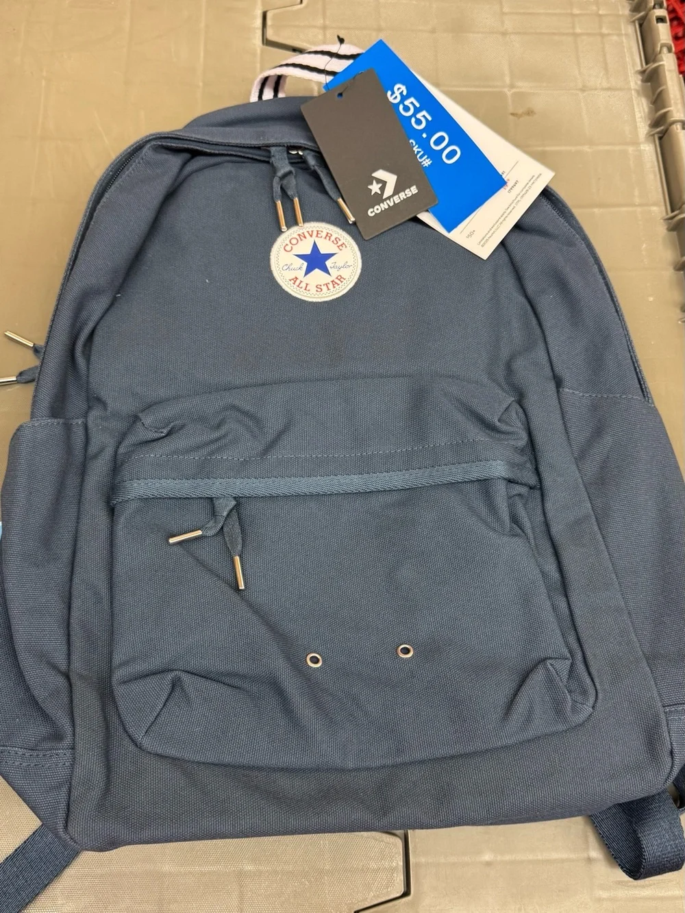 Converse Navy Blue Classic Canvas Backpack